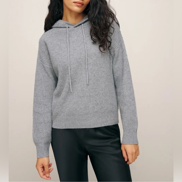 Reformation Alexei 100% Cashmere Hoodie - Picture 1 of 5